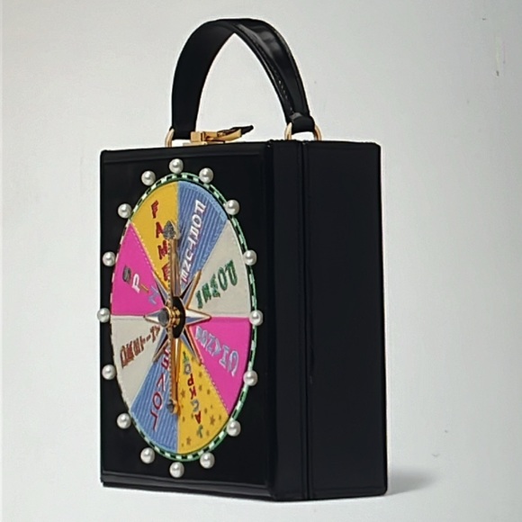 🎲  KATE SPADE FORTUNE FAVORS EMBELLISHED 3D TOP-HANDLE CROSSBODY 🎲 NWT 🎲 - Picture 10 of 16